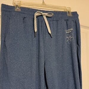 Blue Aloha Modern Joggers